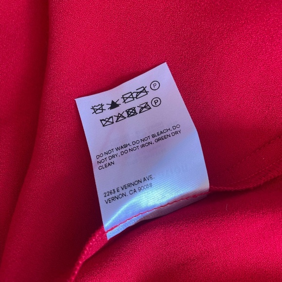 NEW Reformation Baxley Midi Dress in Cherry Red | size 4 - Picture 15 of 15